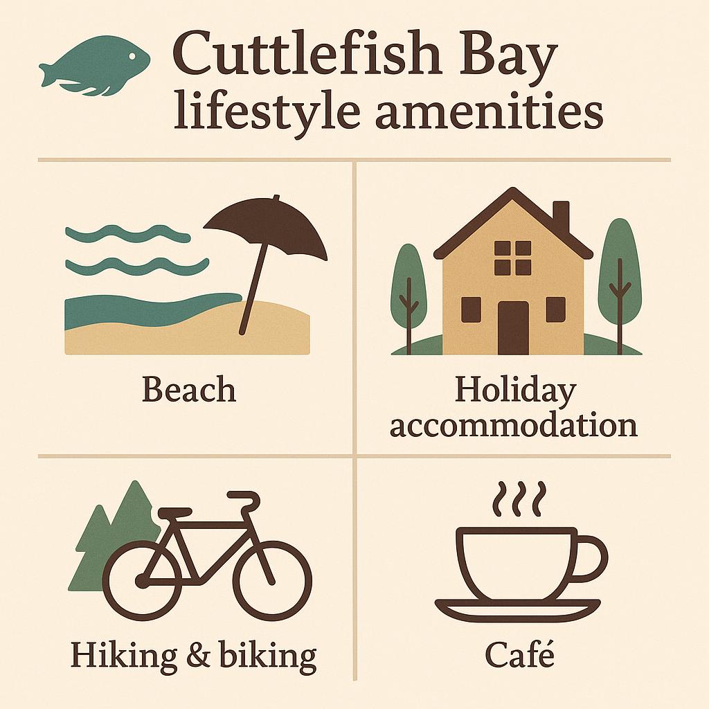 Park in Cuttlefish Bay with families enjoying the outdoors.