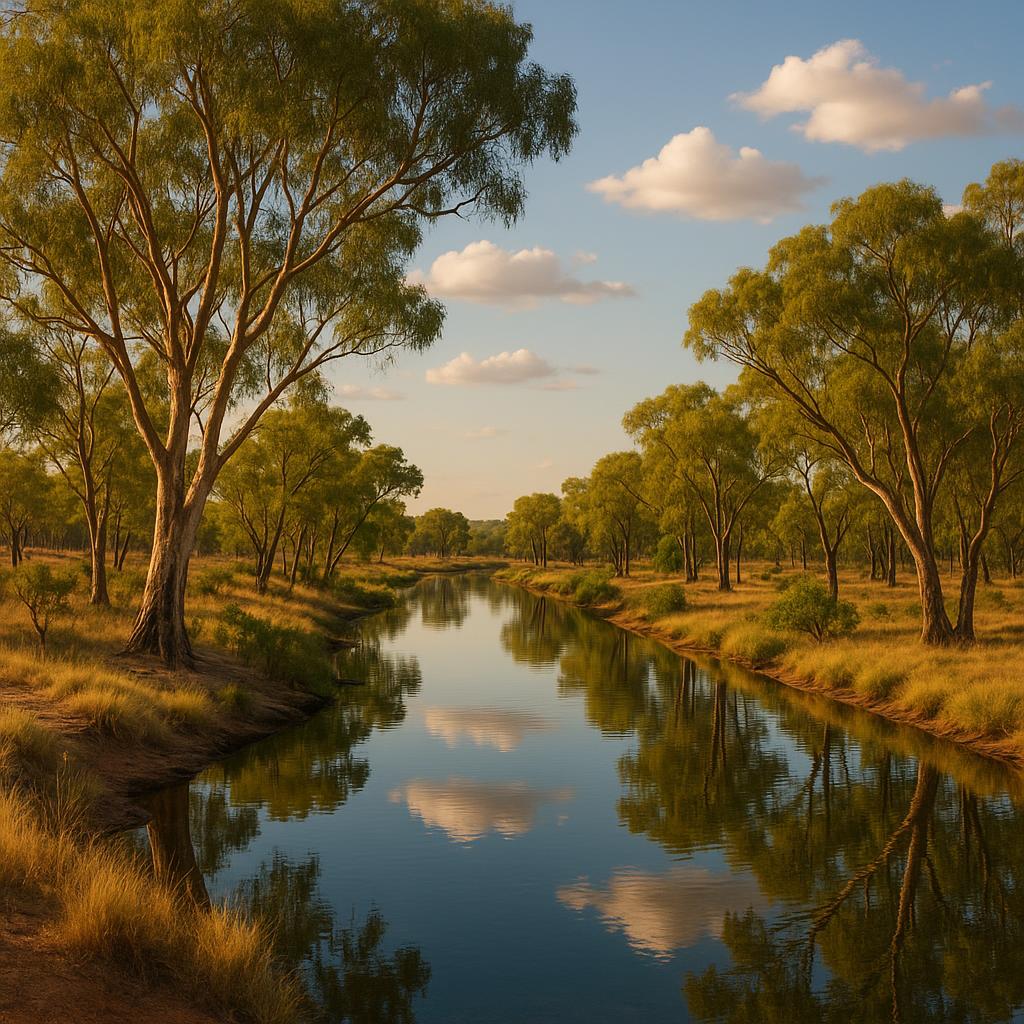 Scenic view of Daly Waters