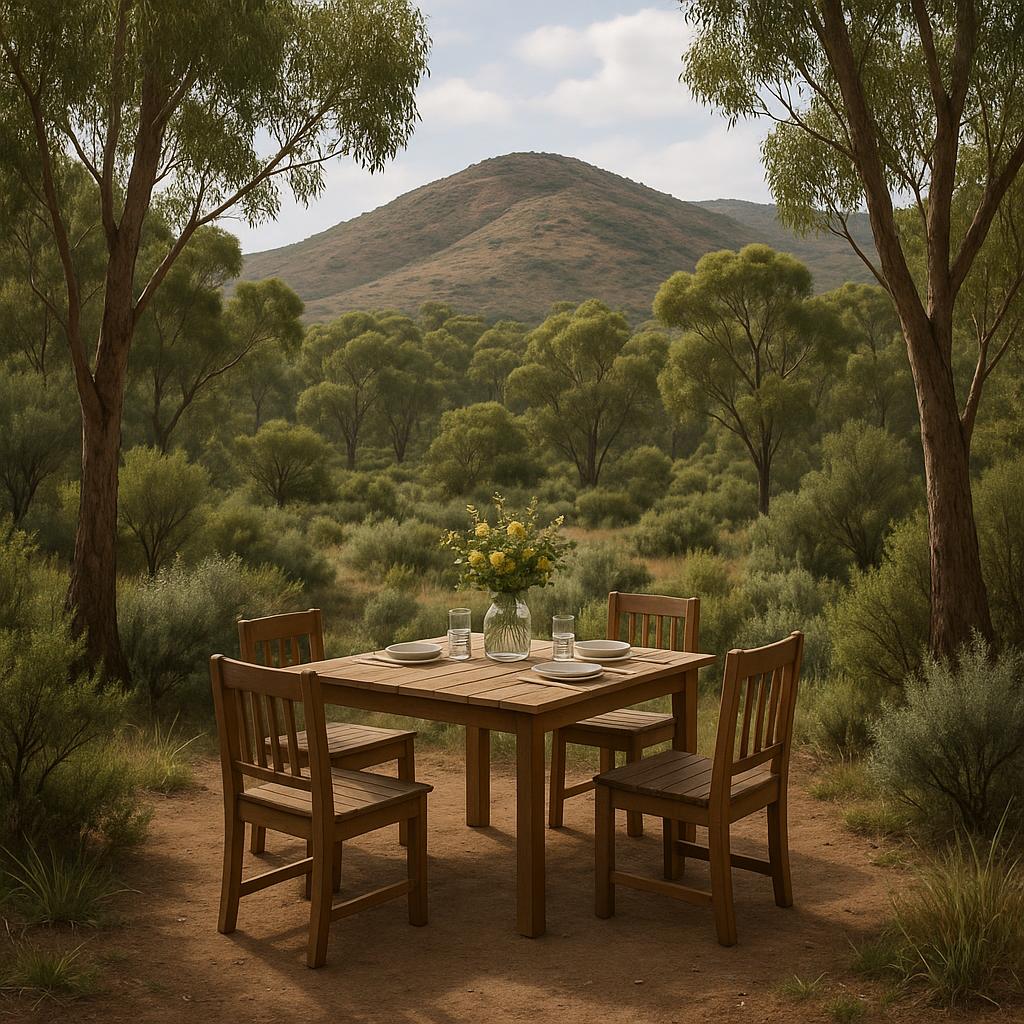 Dining spot surrounded by nature in Darke Peak