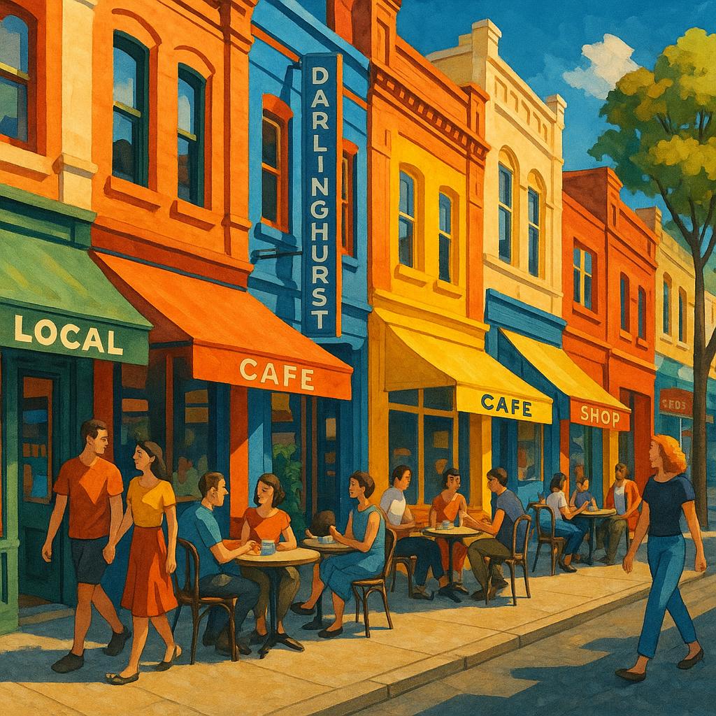 Darlinghurst vibrant street life