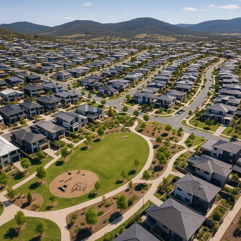 Aerial view of Denman Prospect