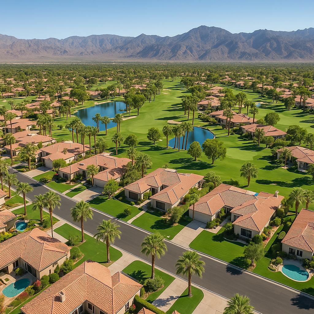 Aerial view of Desert Springs