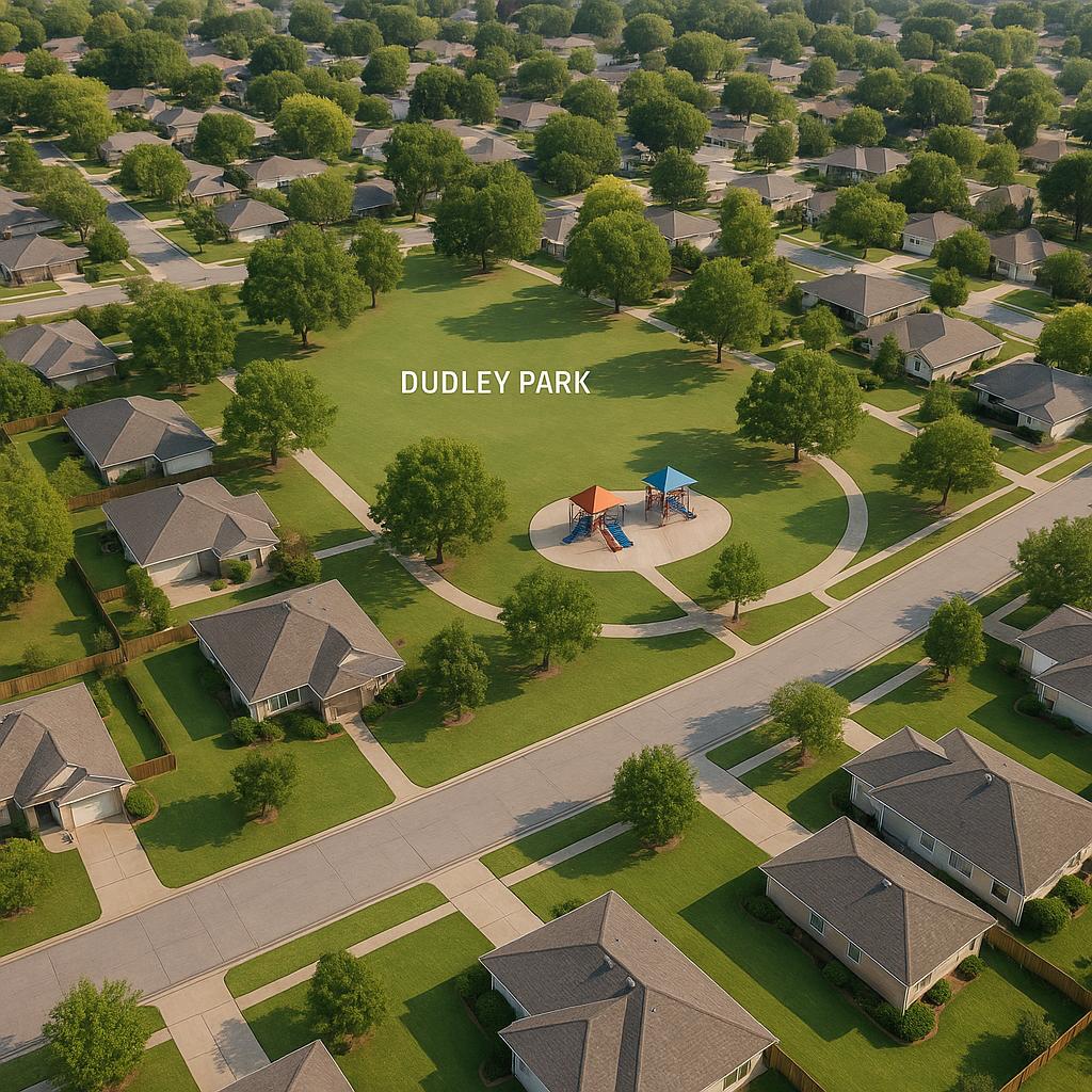 Aerial view of Dudley Park in Mandurah