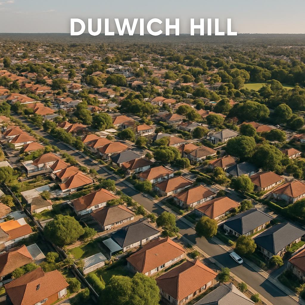 Aerial view of Dulwich Hill