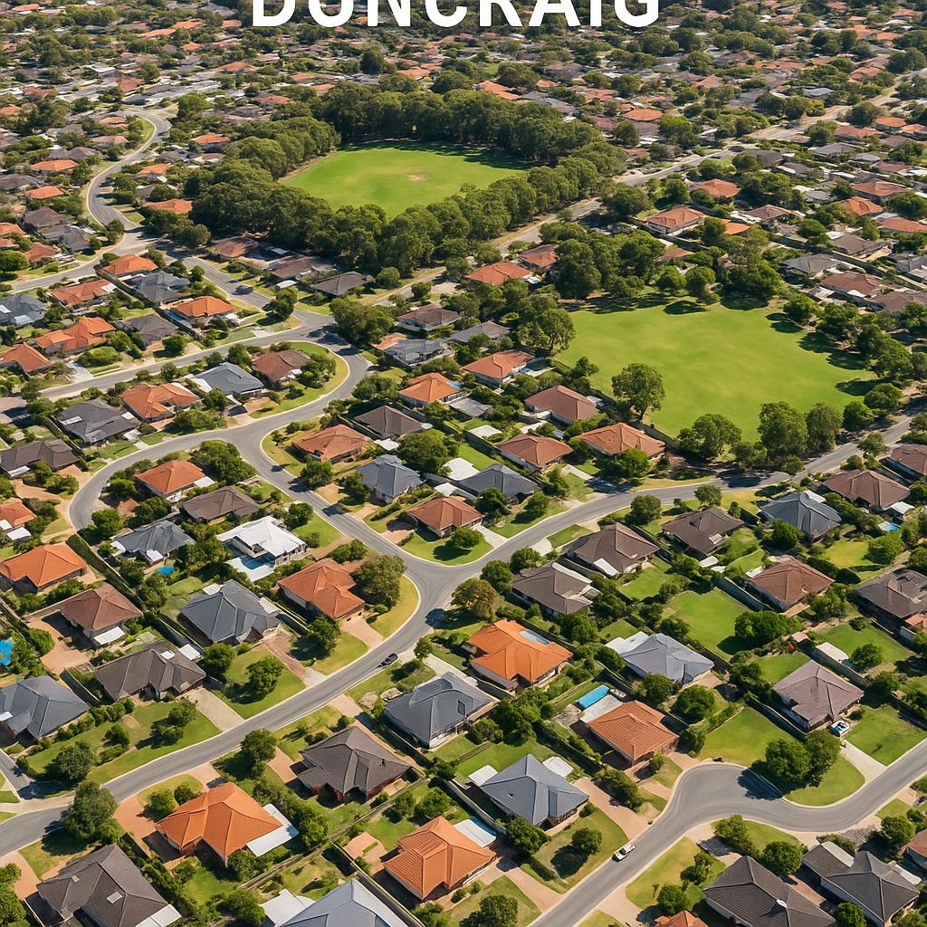 Aerial view of Duncraig, WA