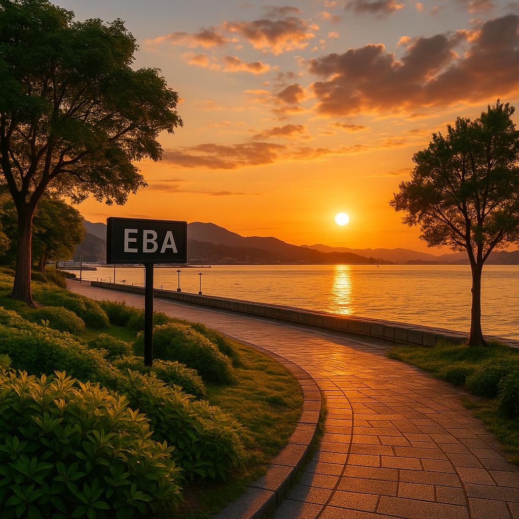 Waterside view in Eba showcasing natural beauty
