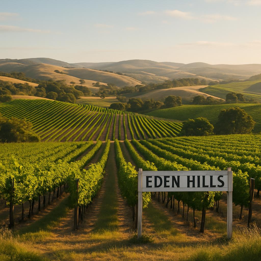 Eden Hills vineyard landscape