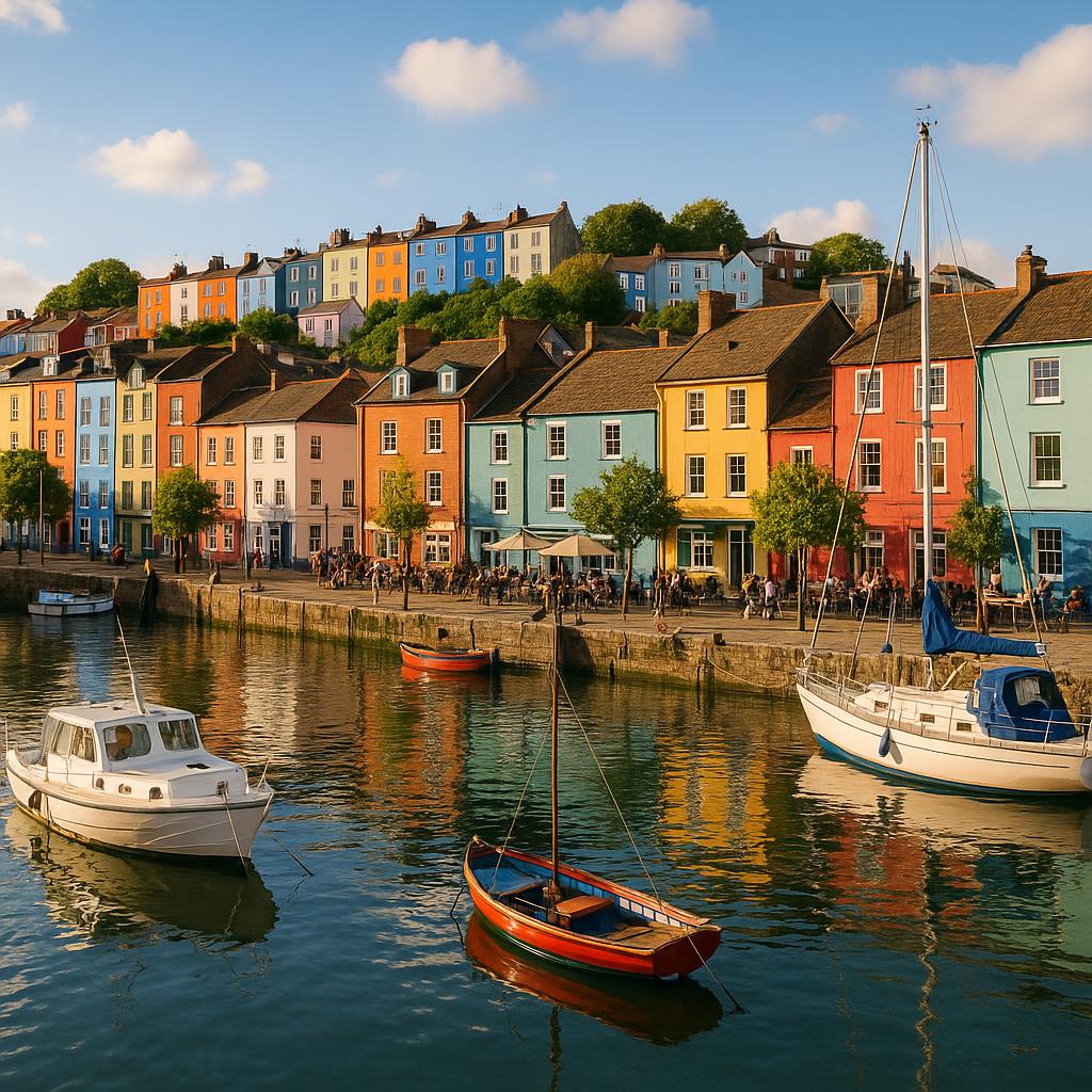 Harbourside waterfront view