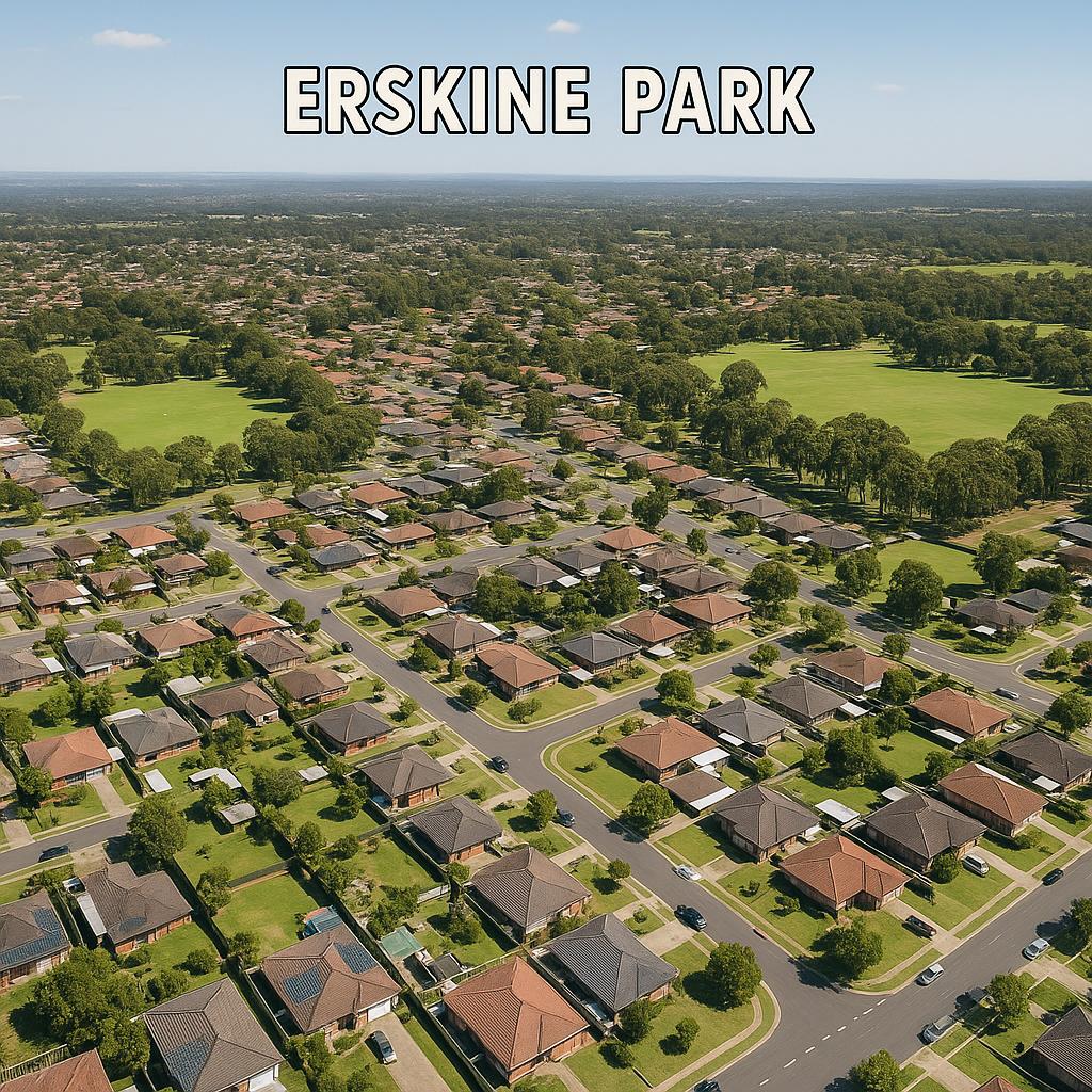 Aerial view of Erskine Park