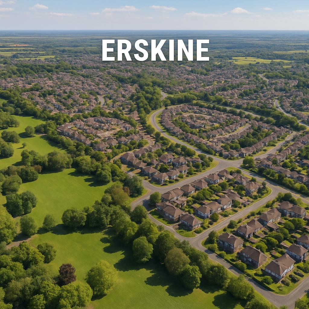 Aerial view of Erskine, Western Australia