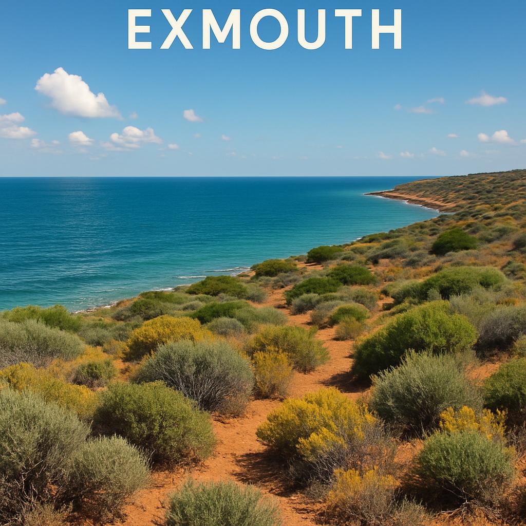 Scenic view of Exmouth