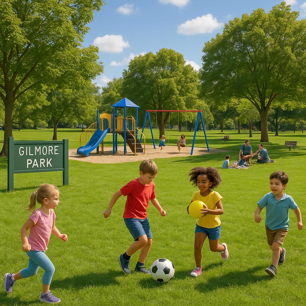 Family park in Gilmore