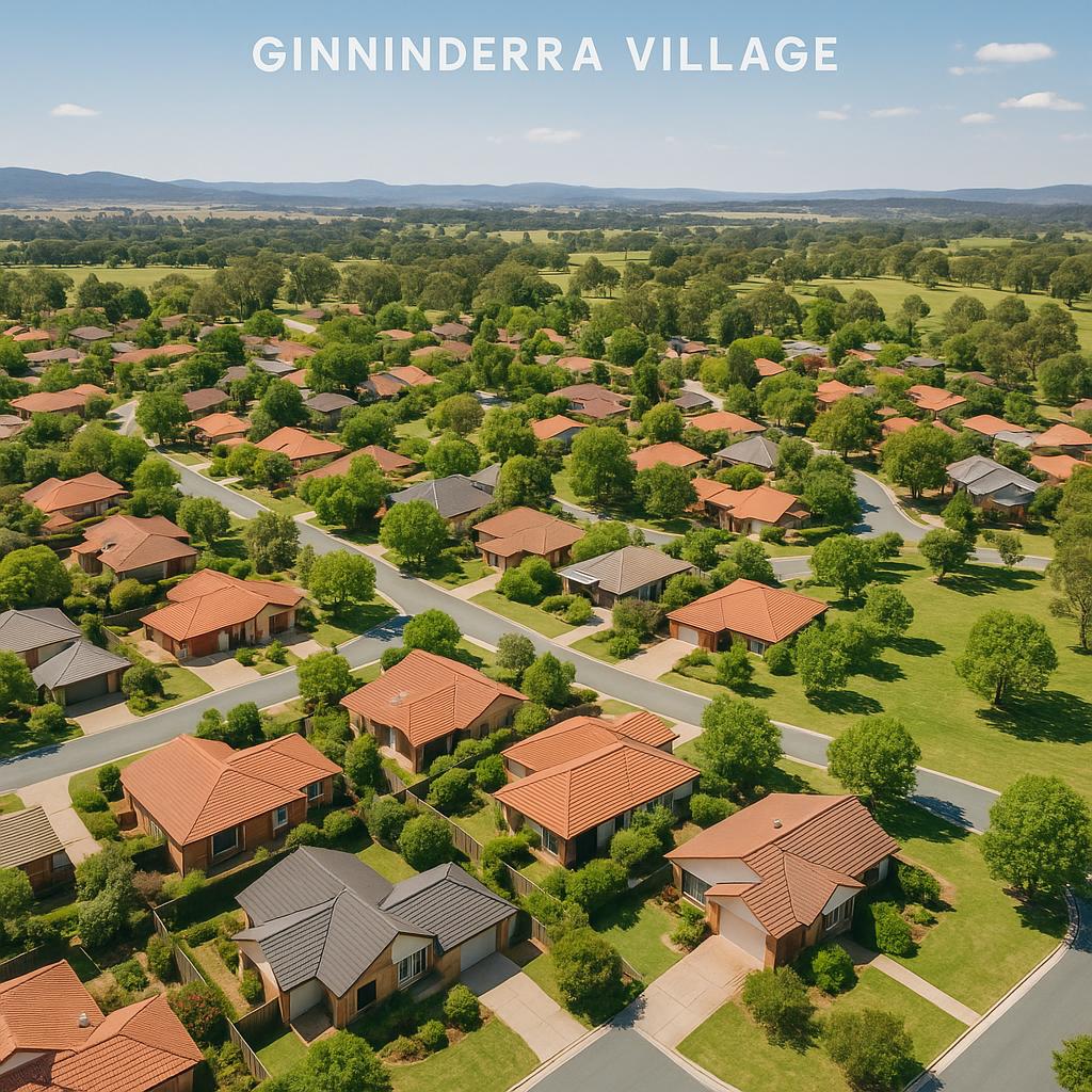 Aerial view of Ginninderra Village