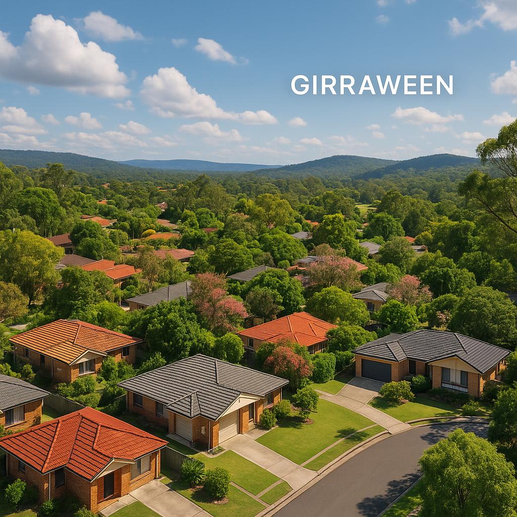 Beautiful residential area in Girraween