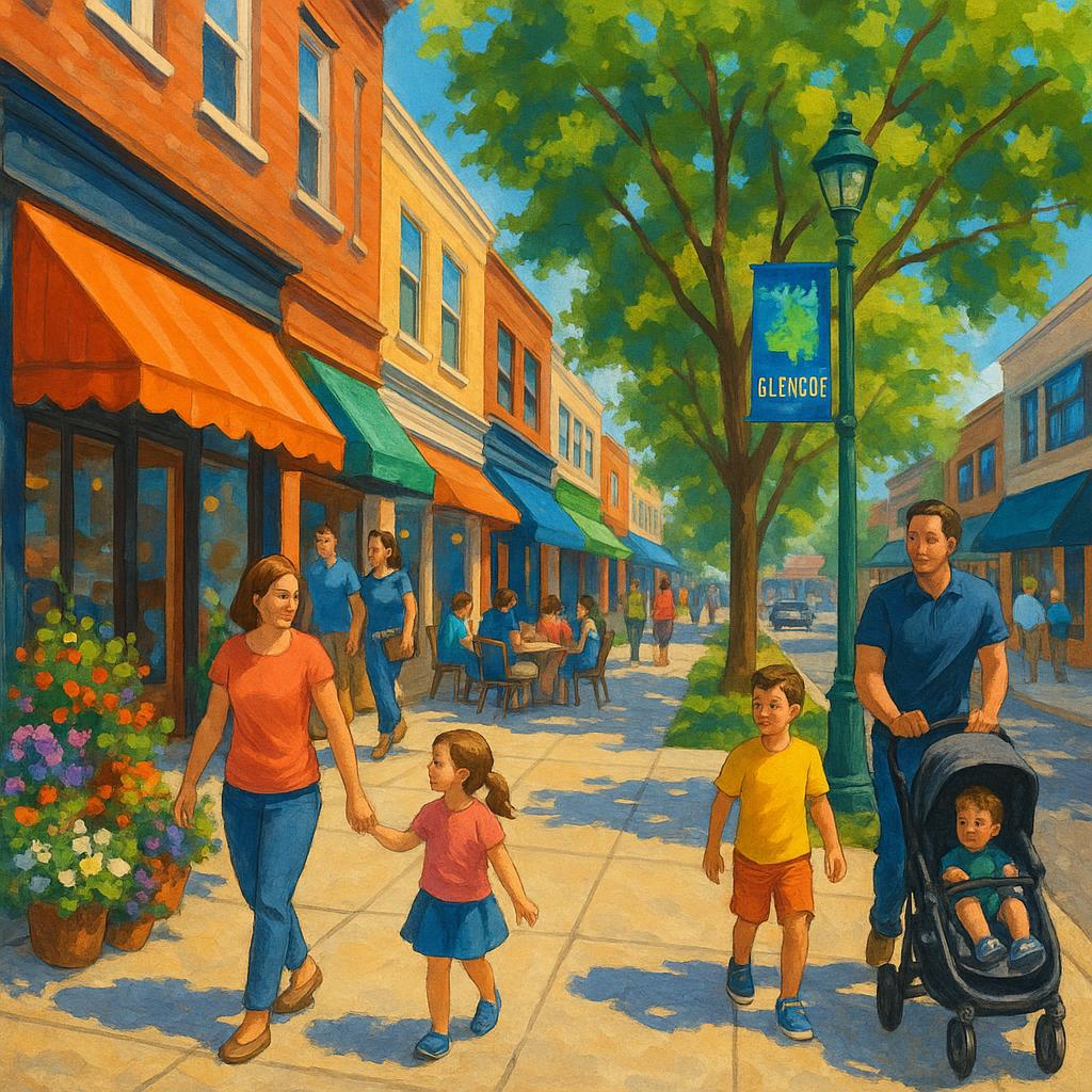 Family-friendly retail areas in Glencoe, South Australia.