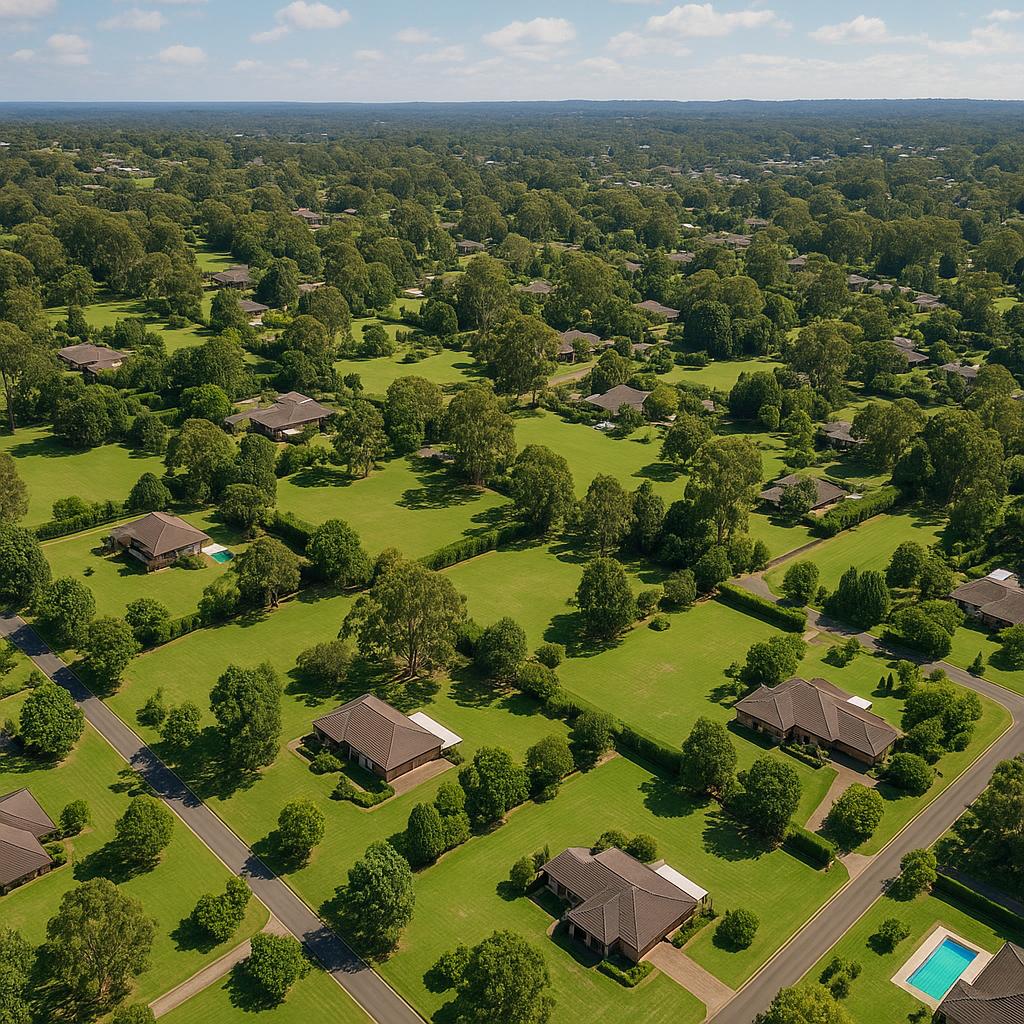 Aerial view of Glenhaven