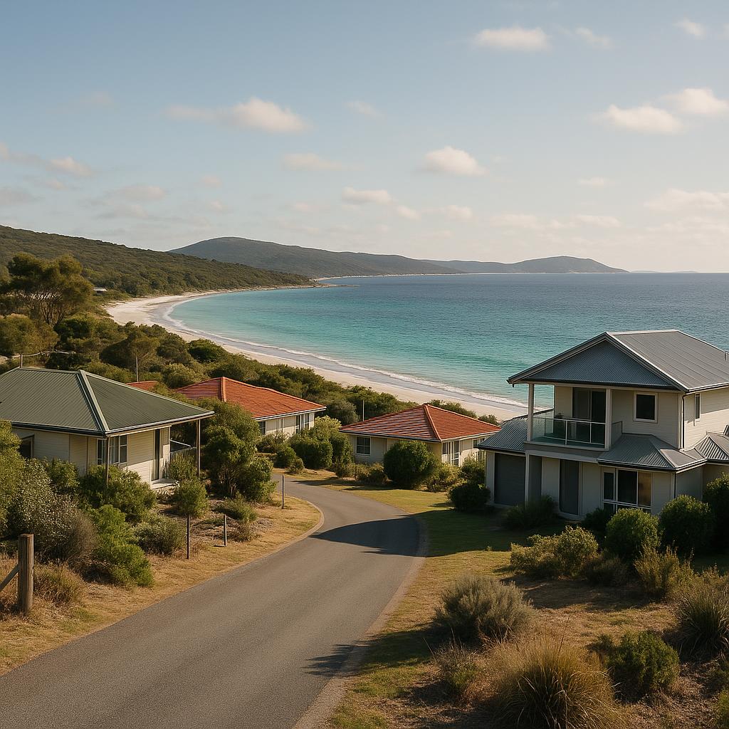 Goode Beach coastal homes in Albany, Western Australia