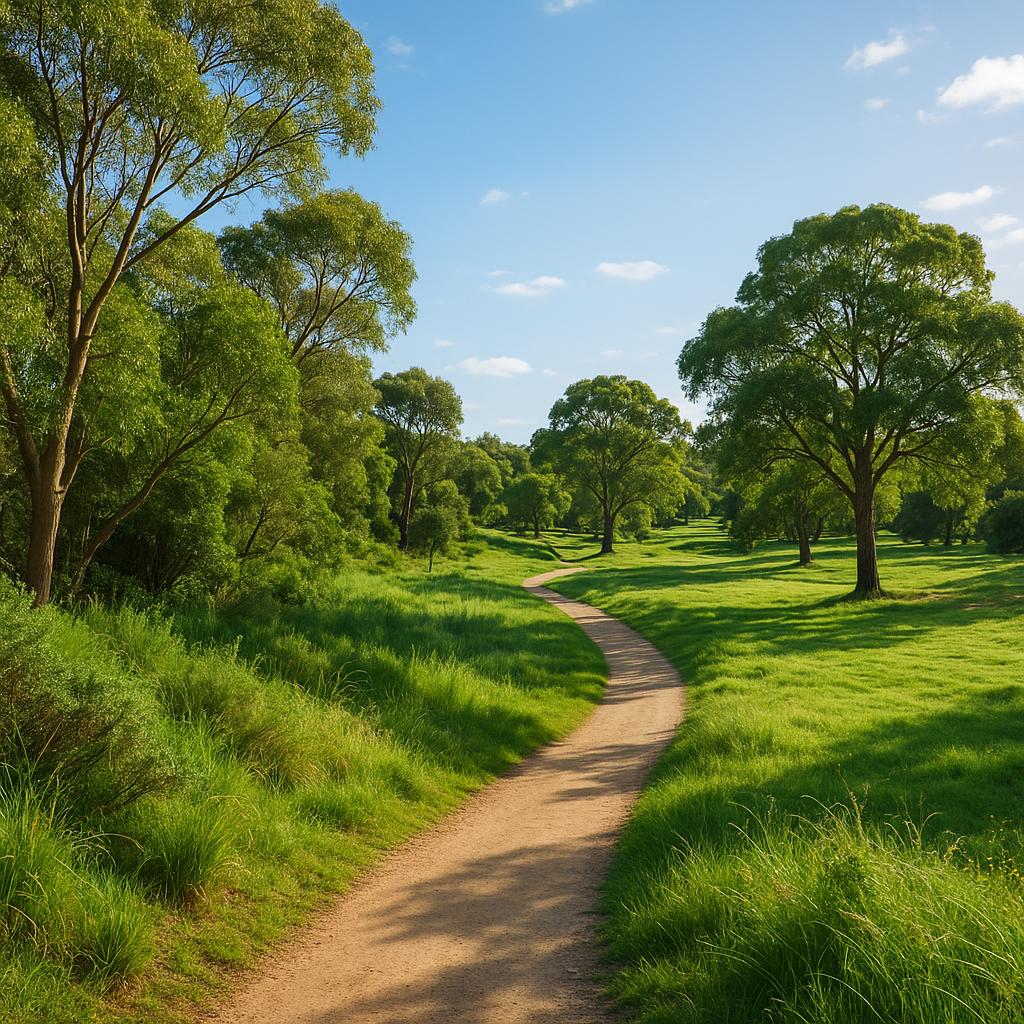 Lush green belt in Hayborough