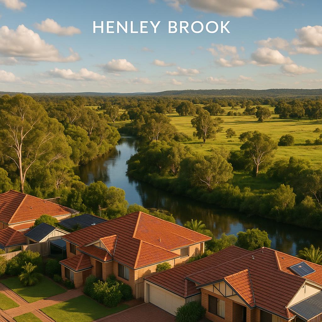 Scenic Henley Brook residential view