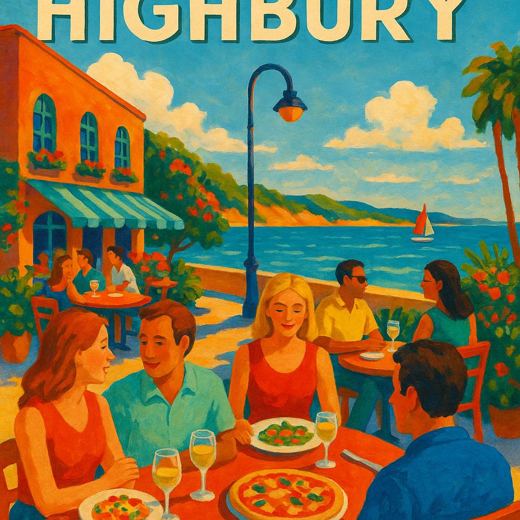 Seaside dining spot in Highbury