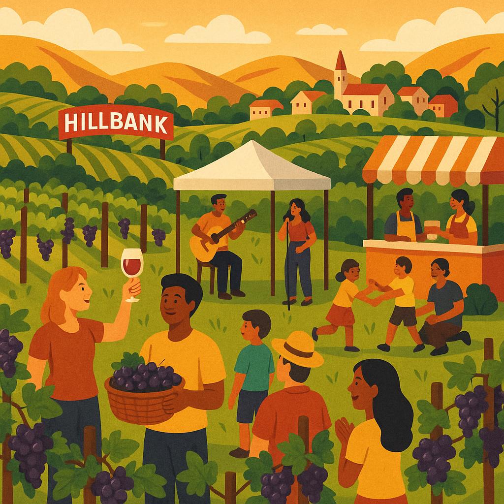 Vineyards enhancing Hillbank's community appeal