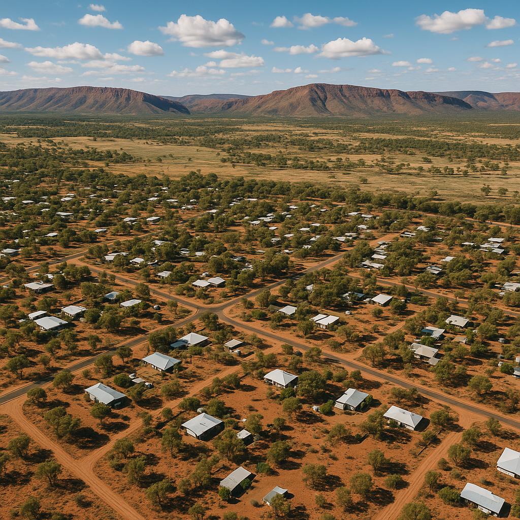 Aerial view of Ilparpa showcasing its green and residential areas