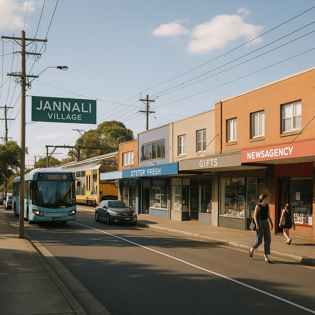 Village feel in Jannali with local shops