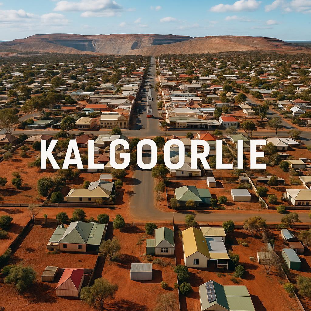Aerial view of Kalgoorlie properties