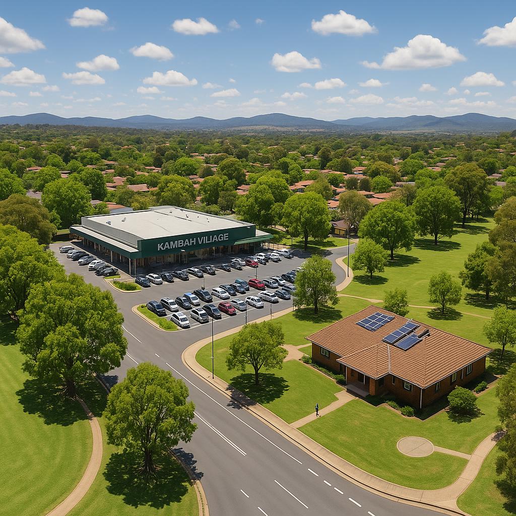 Panoramic view of Kambah Village