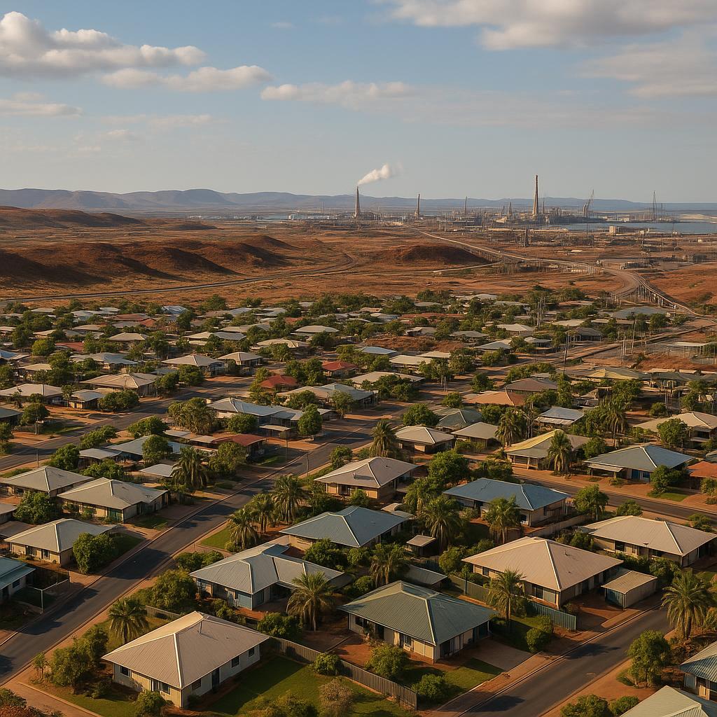 Panoramic view of Karratha