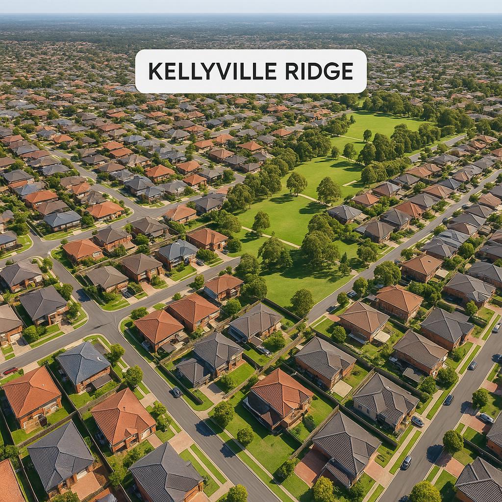Aerial view of Kellyville Ridge