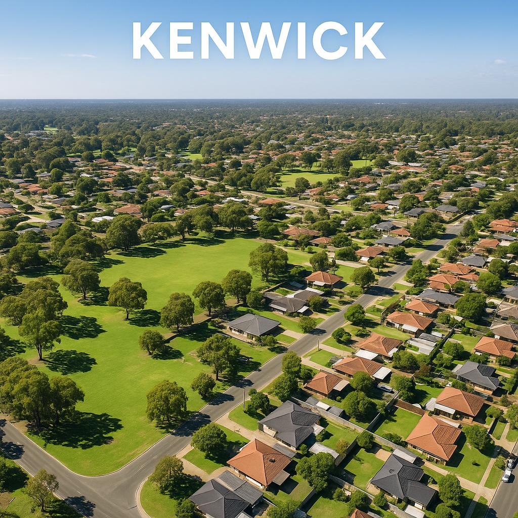 Aerial view of Kenwick, Western Australia