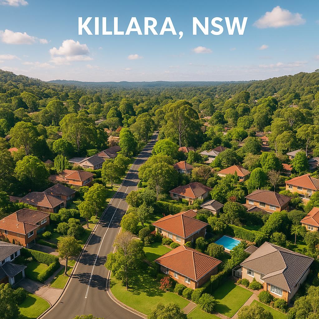 Killara, a lush and green suburb in New South Wales