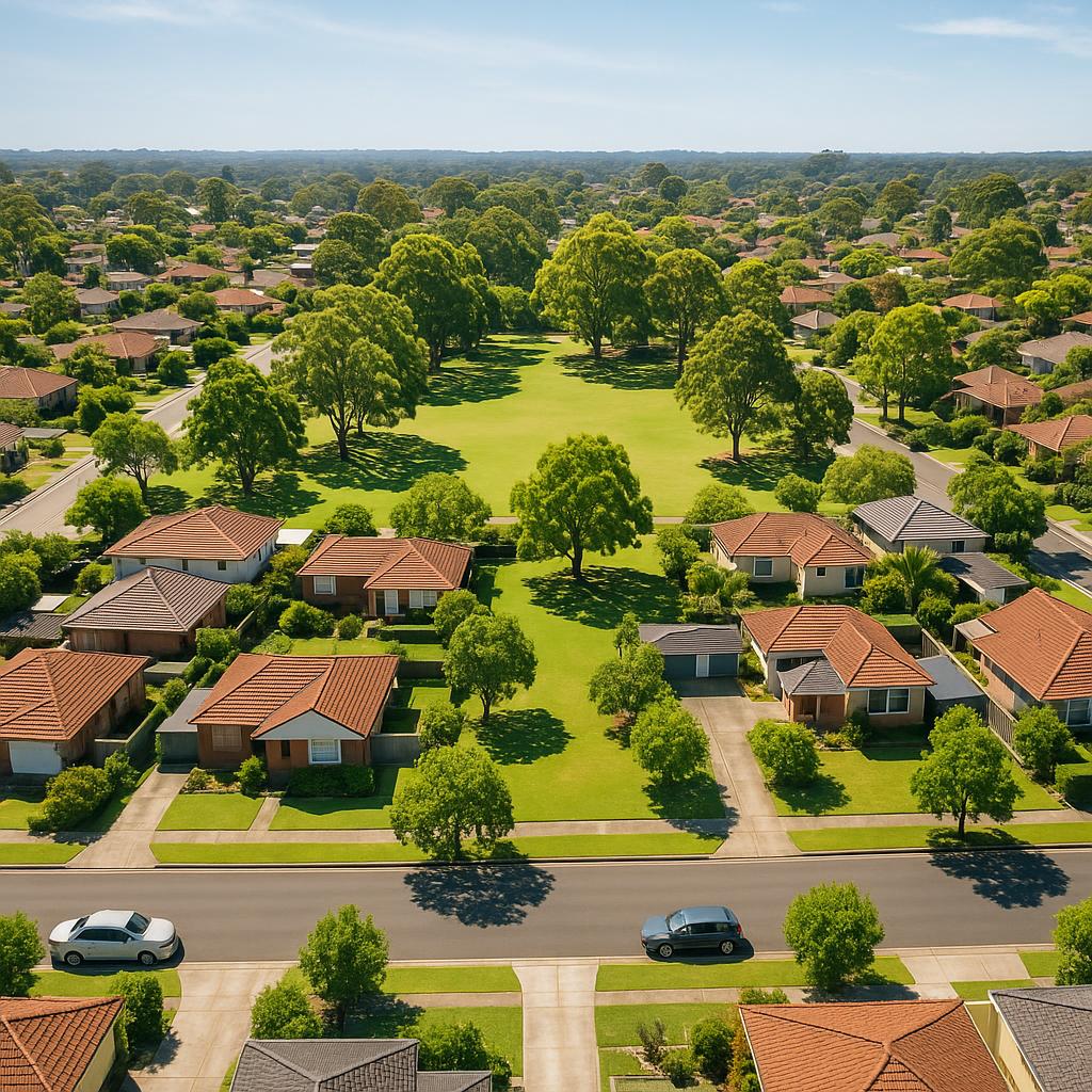 Beautiful Kirrawee suburb scene