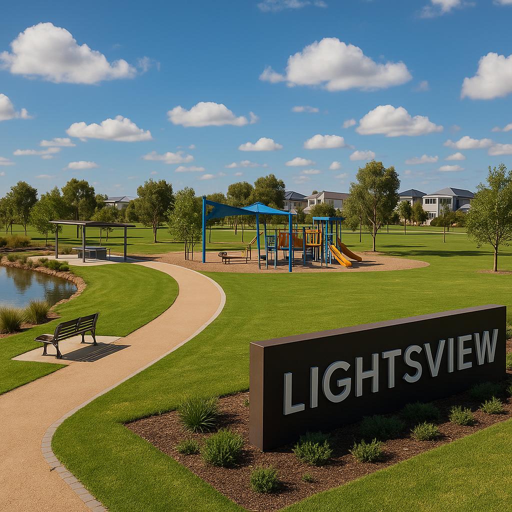 Spacious park in Lightsview