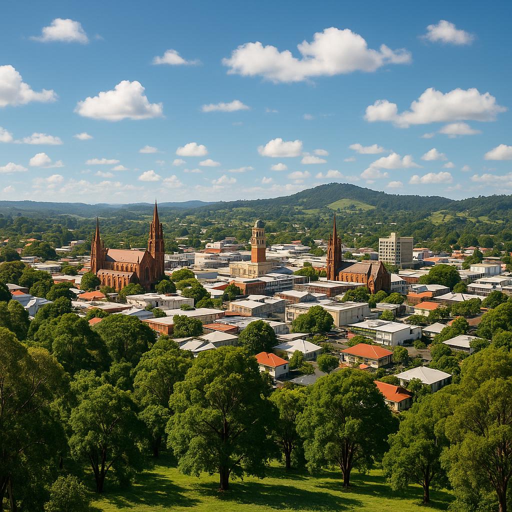 Lismore skyline showcasing community and nature