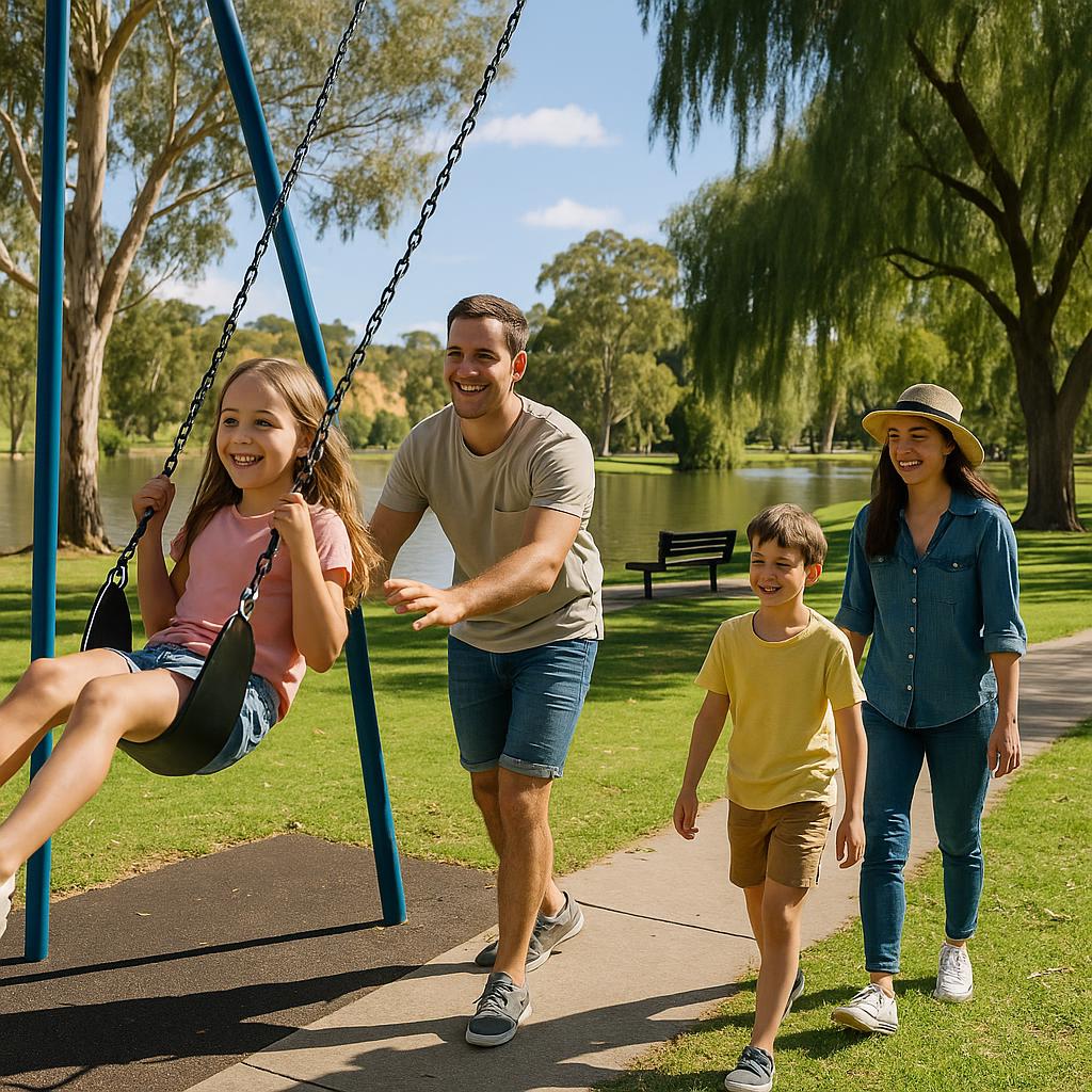Family-friendly parks in Mannum