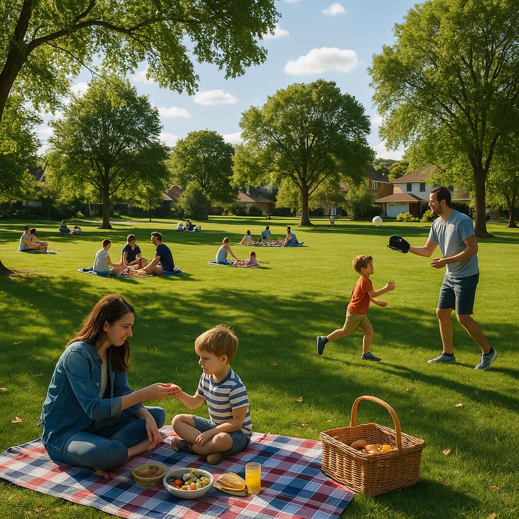 Family-friendly park in Mansfield Park