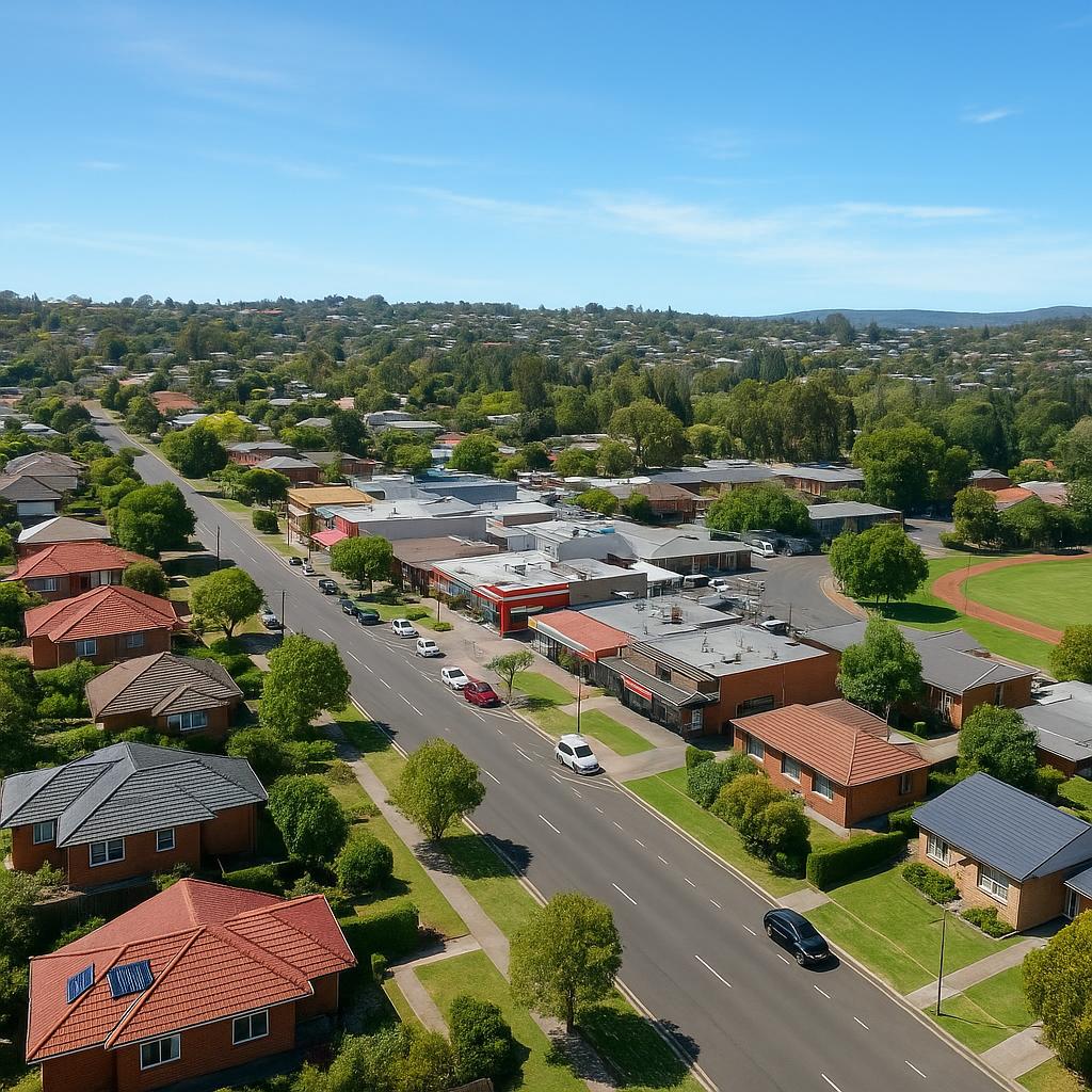 Panoramic view of Manuka, ACT.