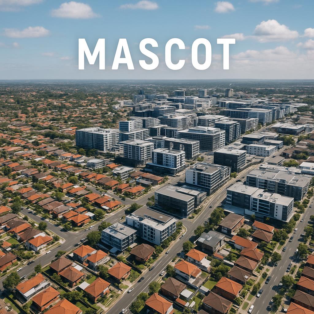 Aerial view of Mascot