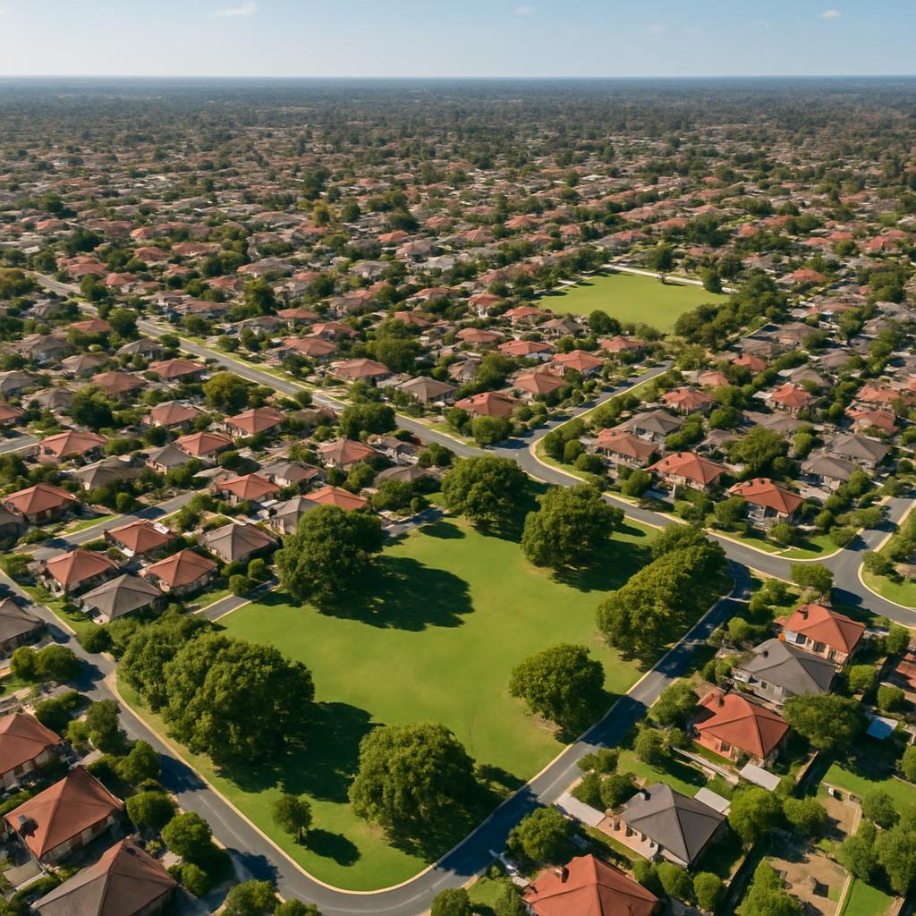 Aerial view of Menora, Western Australia