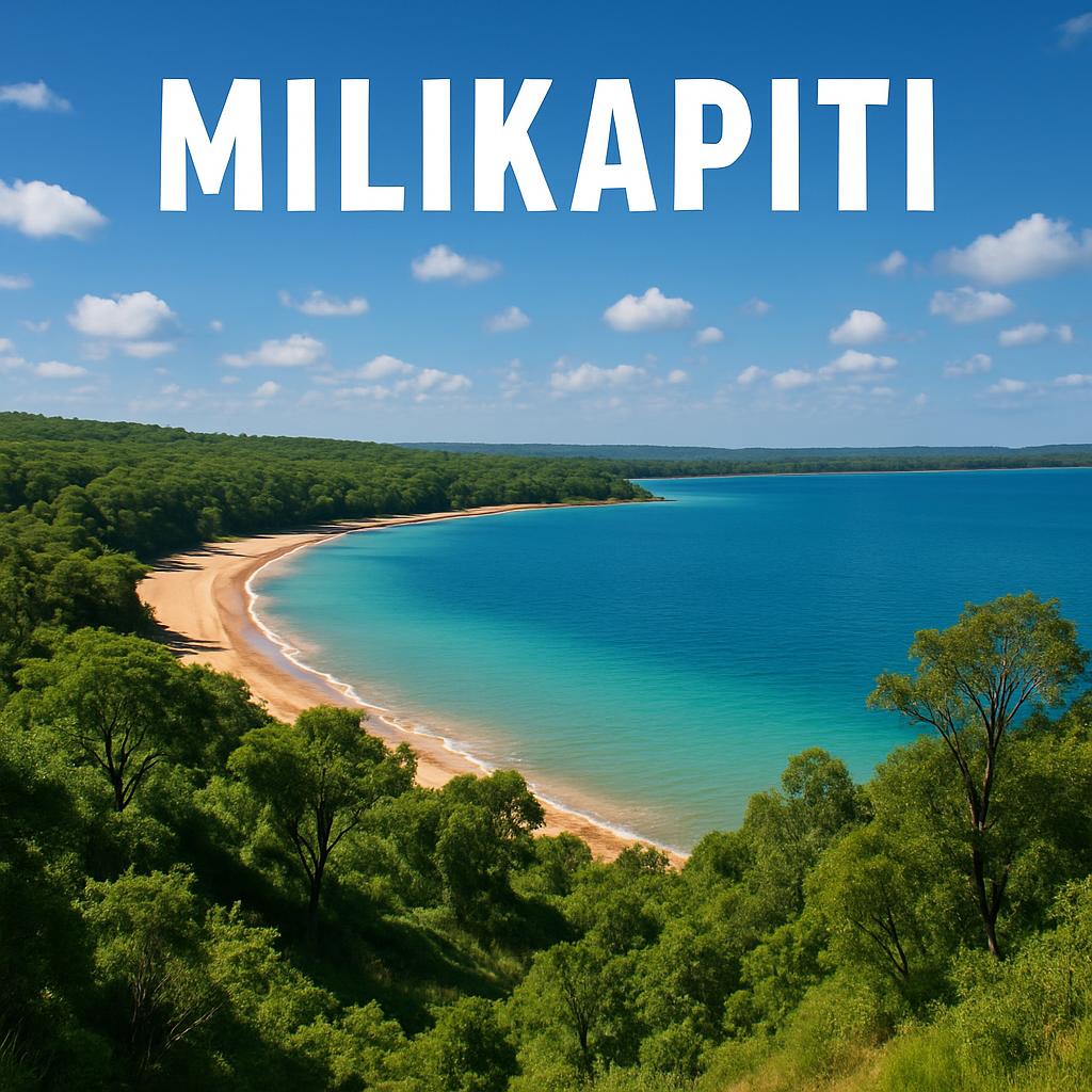 Scenic view of Milikapiti with lush greenery
