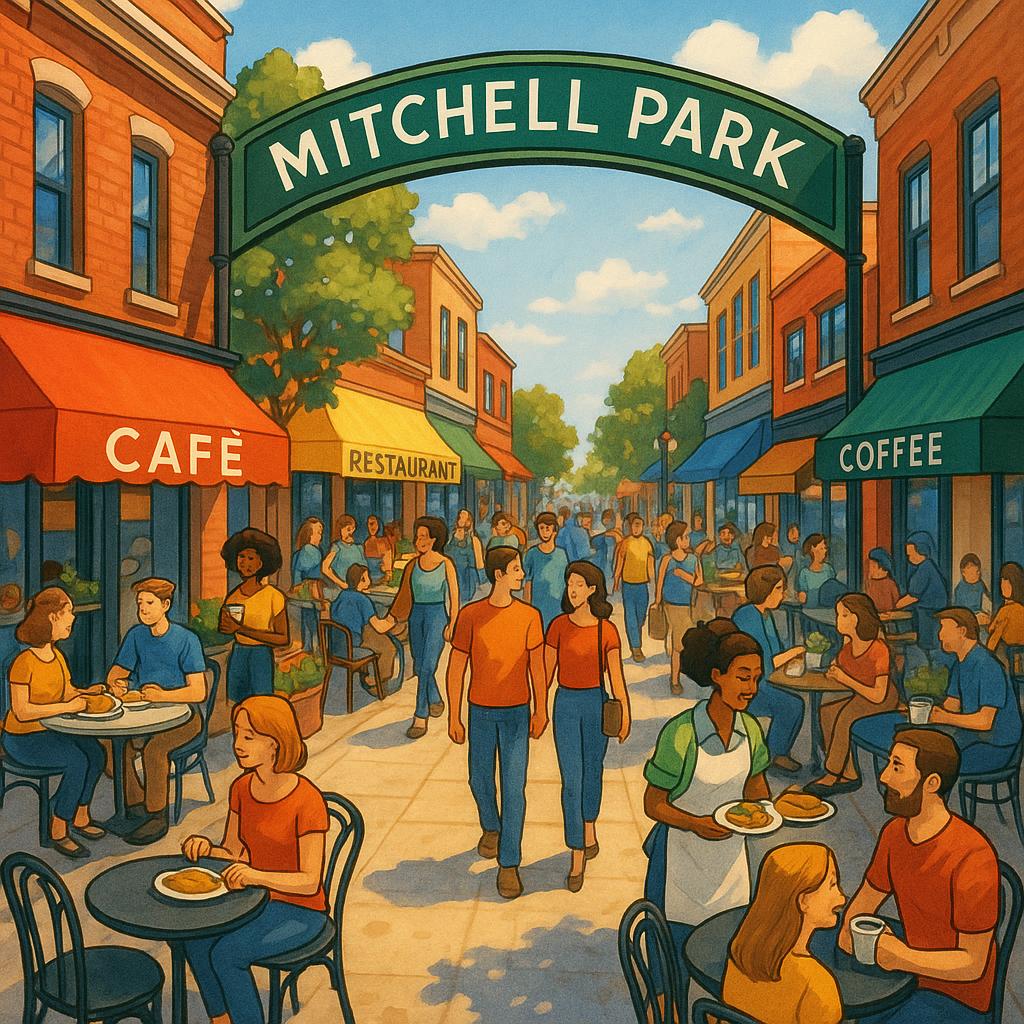 Local dining scene in Mitchell Park