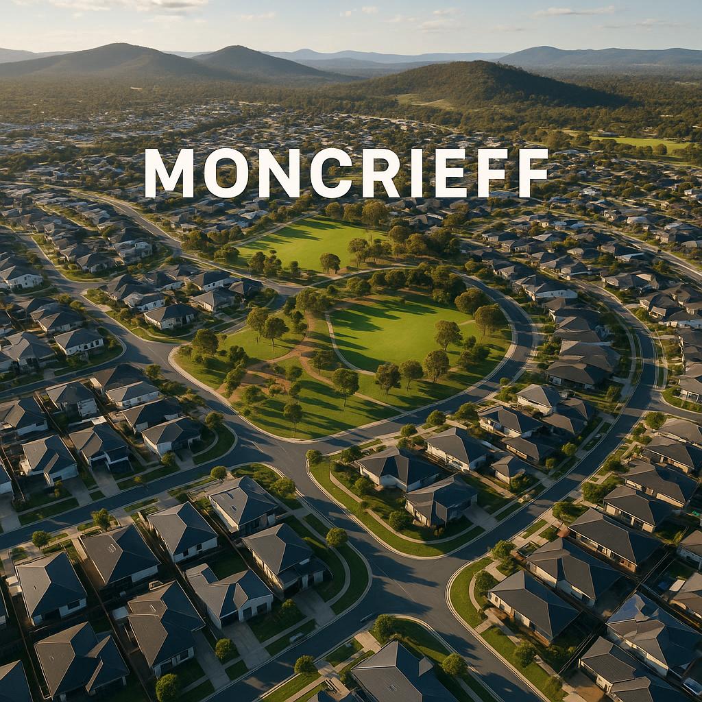 Aerial view of Moncrieff, ACT