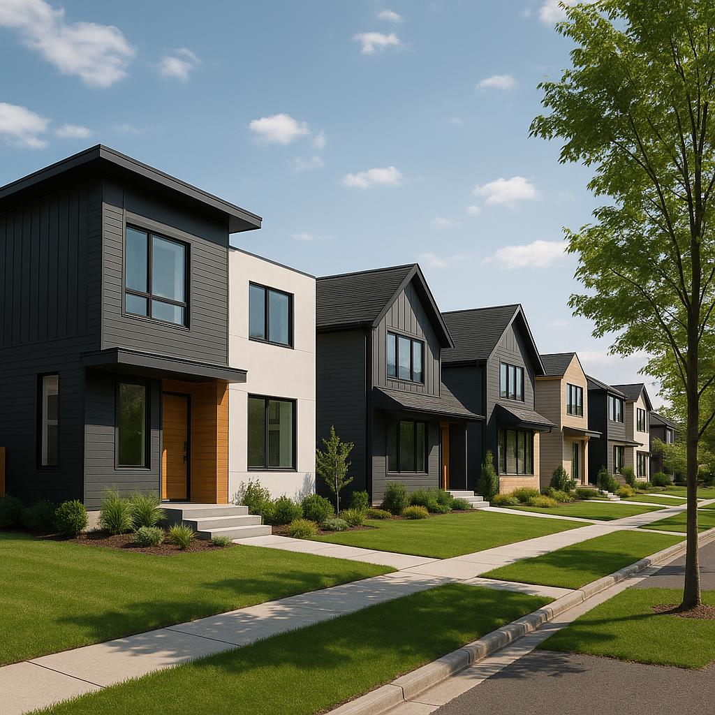 Modern family homes in Mortdale