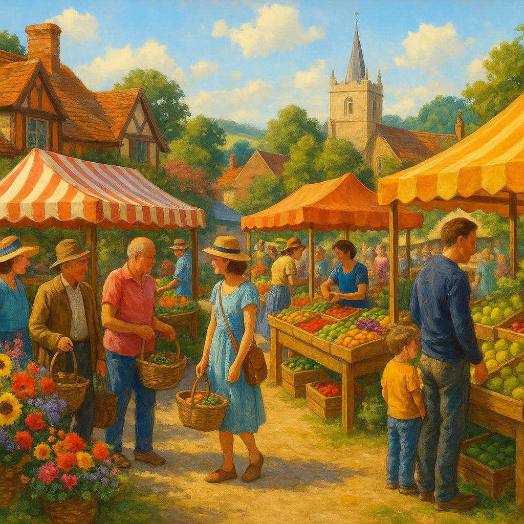 Weekend market in Mundulla