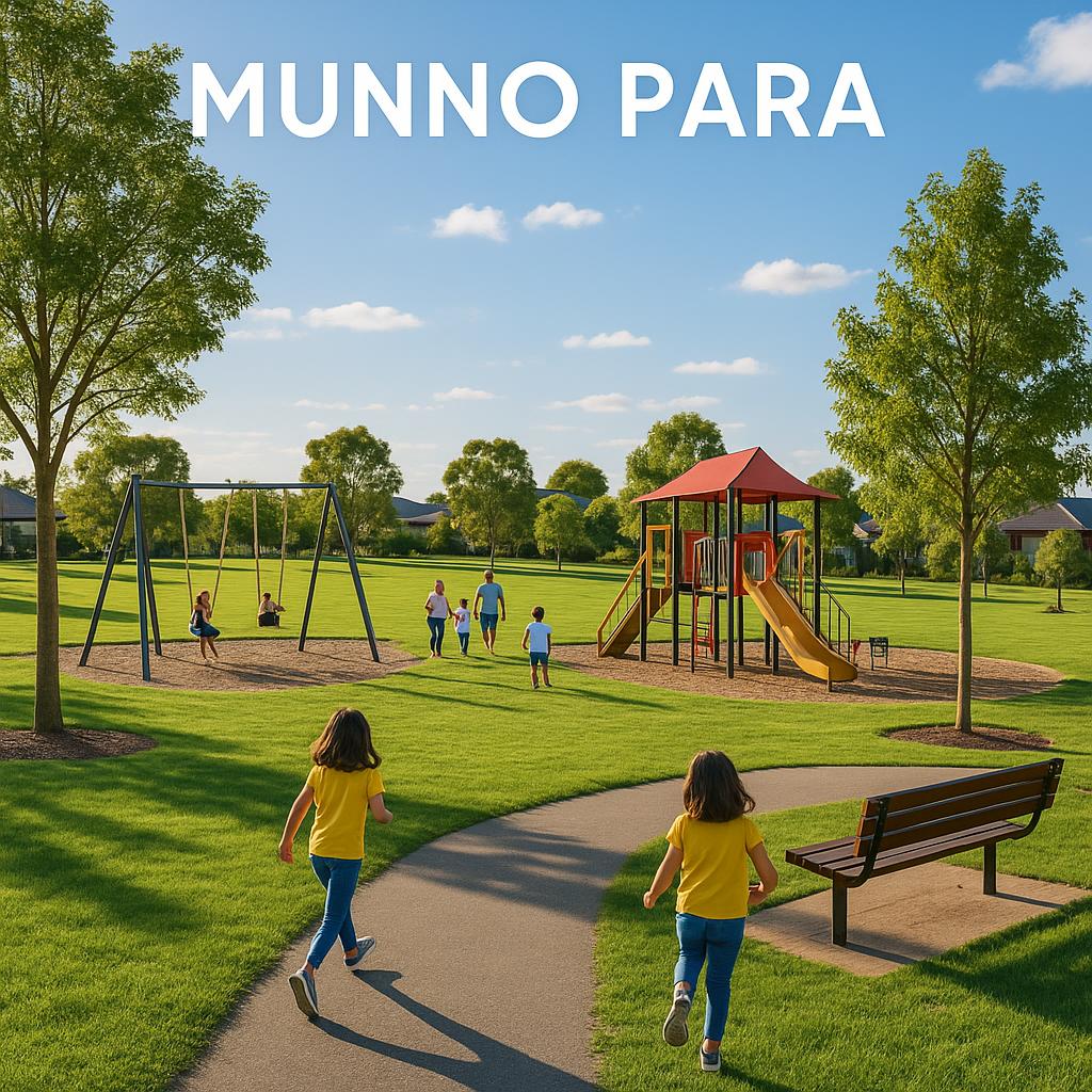 View of Munno Para suburb showcasing parks and family environment