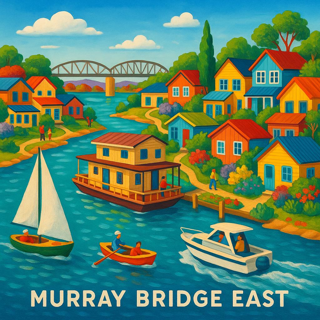 Harbourside main street in Murray Bridge East