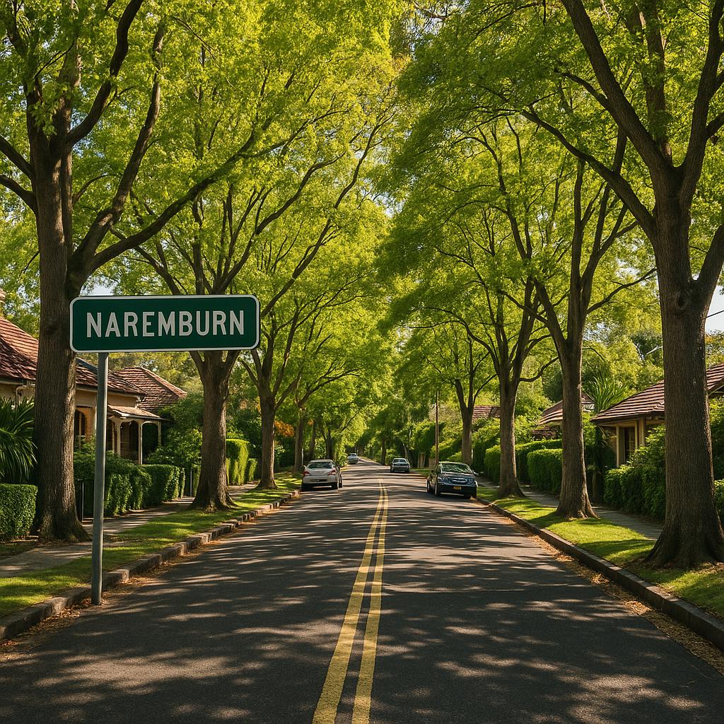Leafy streets of Naremburn