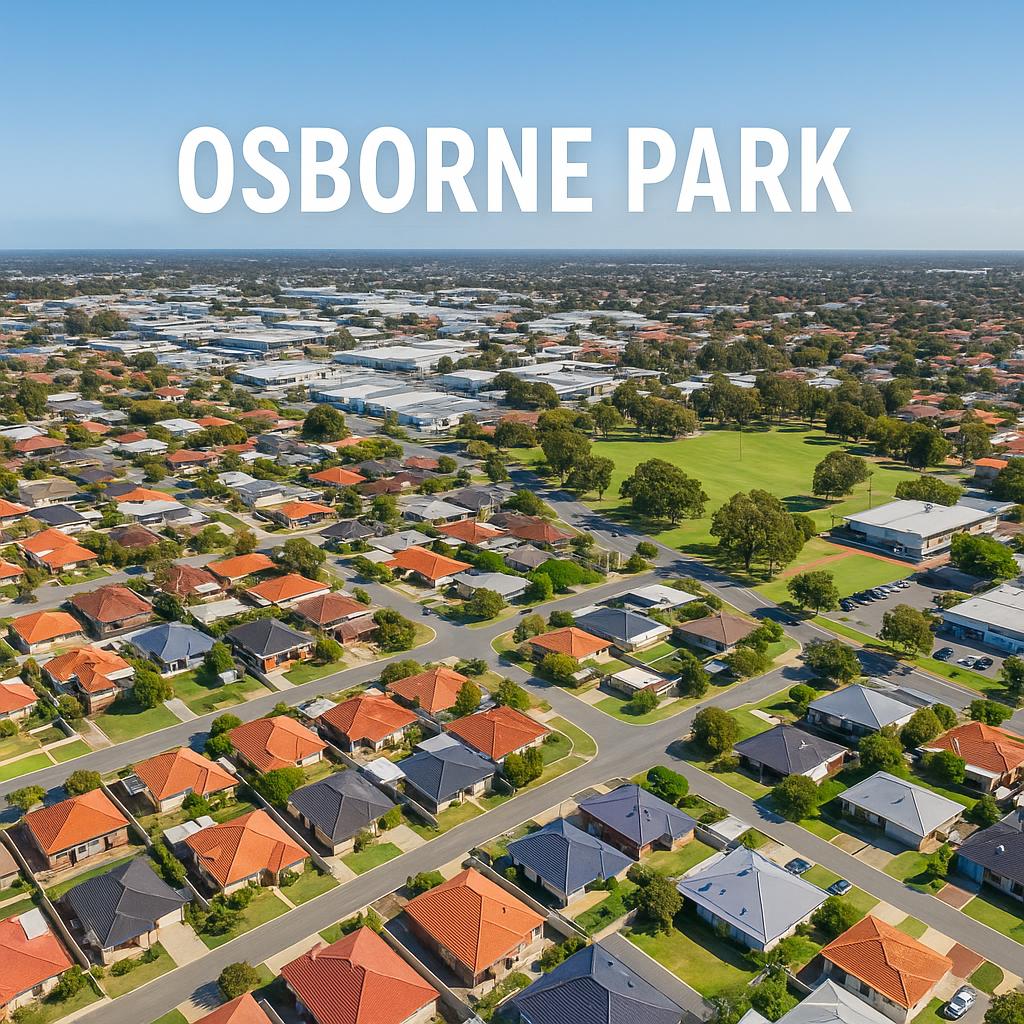Aerial view of Osborne Park, WA